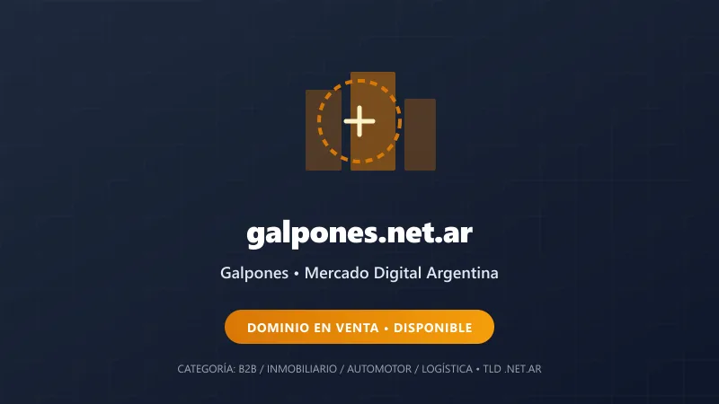 Identidad gráfica y activo digital para Galpones en Argentina